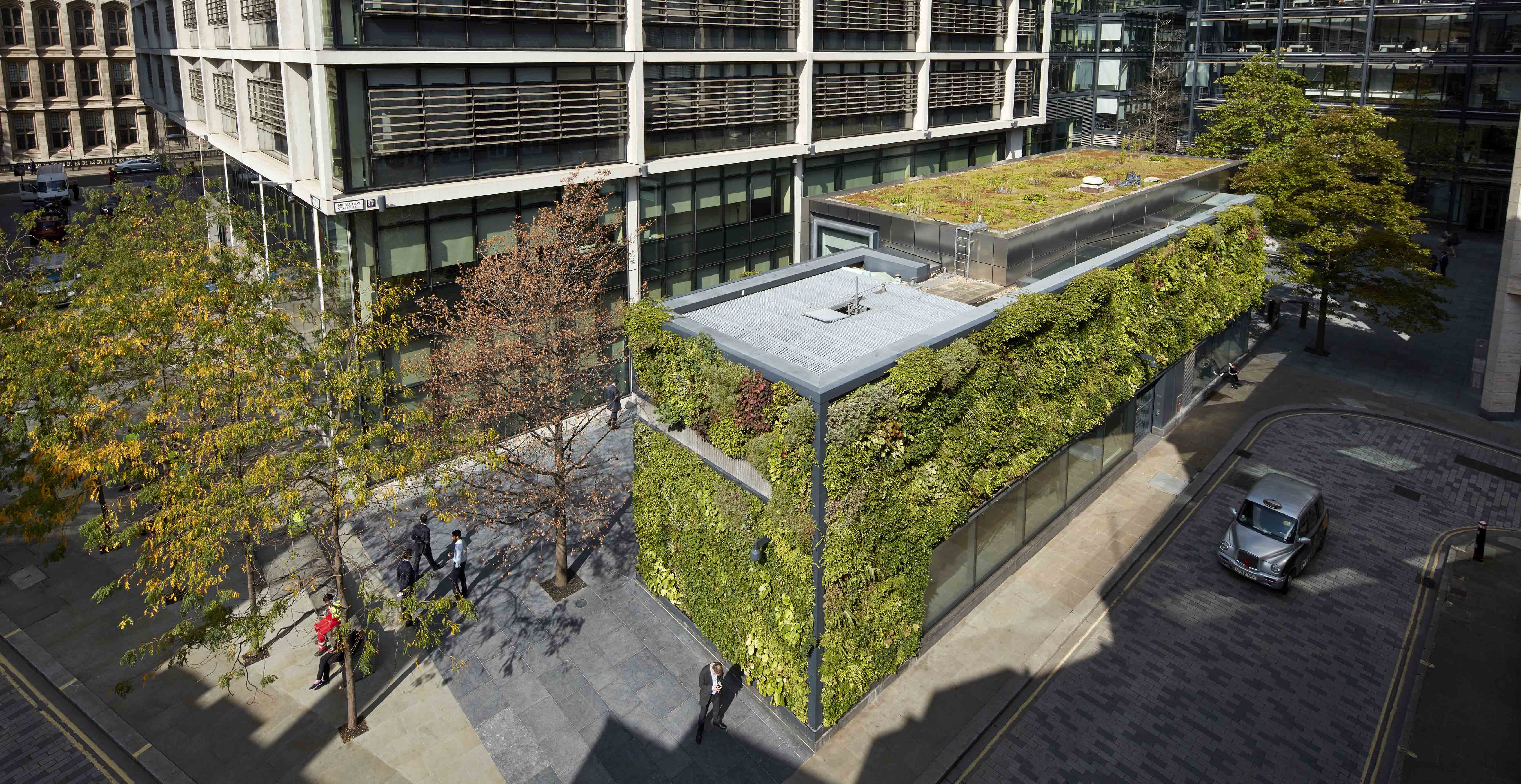 Urban Greening at New Street Square, Holborn, London